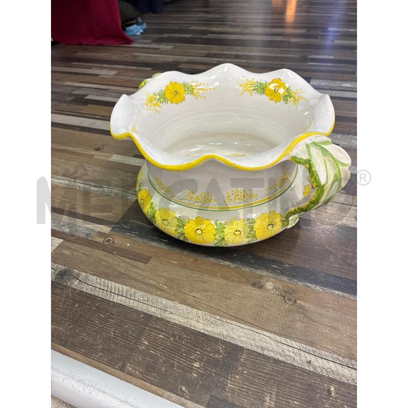 PORTA VASO FIORI GIALLO | Mercatino dell'Usato Montesilvano 3