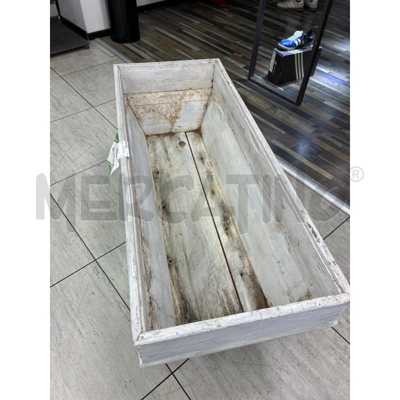 PORTA VASO LEGNO BIANCO | Mercatino dell'Usato Montesilvano 3