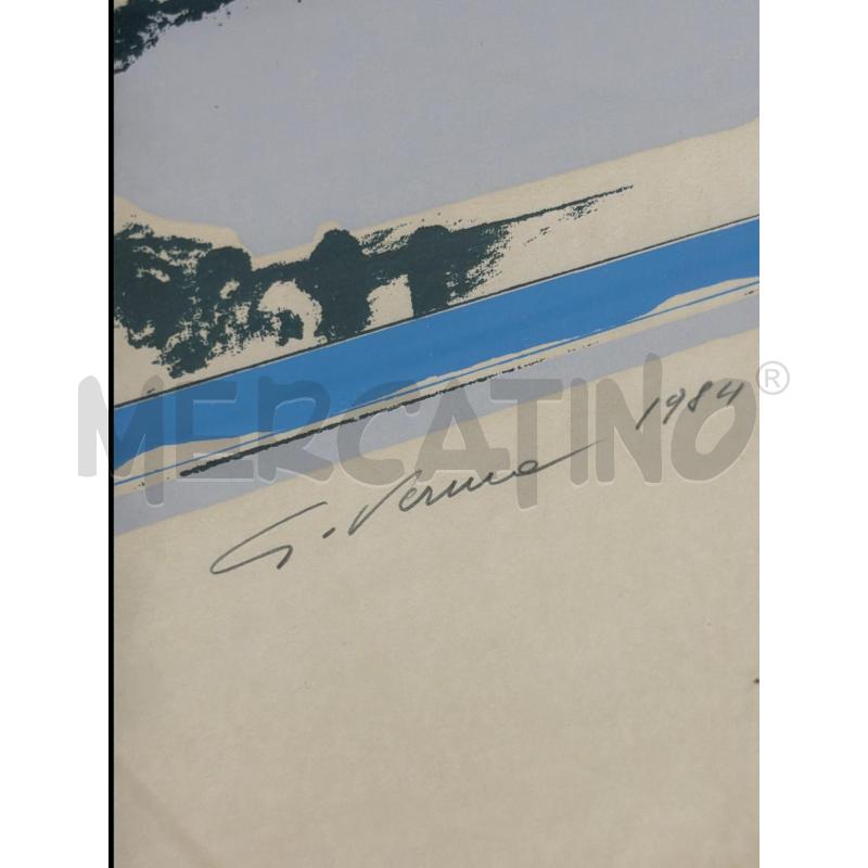 PROVA D'AUTORE A FIRMA G.VERNA 1984 50X70CM | Mercatino dell'Usato Montesilvano 2