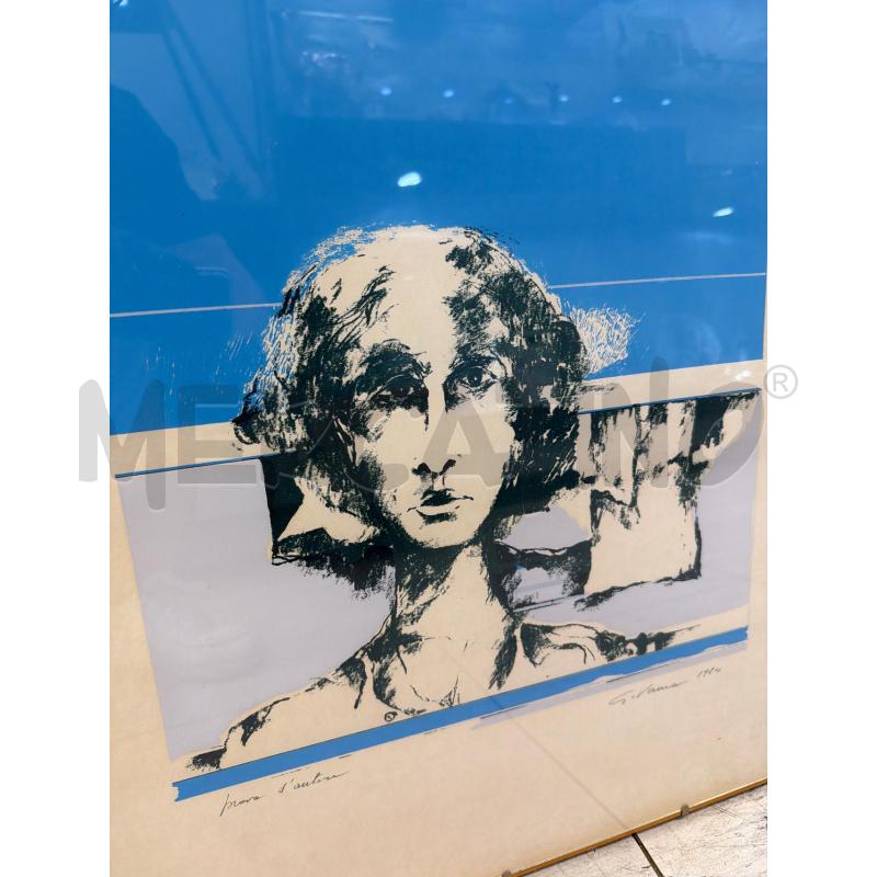 PROVA D'AUTORE A FIRMA G.VERNA 1984 50X70CM | Mercatino dell'Usato Montesilvano 4