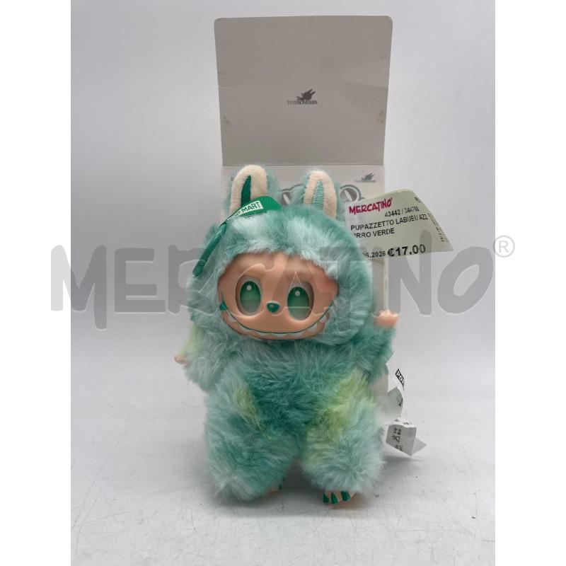 PUPAZZETTO LABUBU AZZURRO VERDE | Mercatino dell'Usato Montesilvano 1