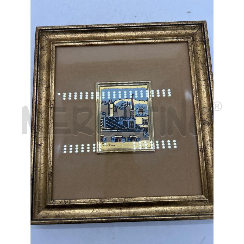 QUADRETTO FOGLIA ORO  TAMVBURRI  | Mercatino dell'Usato Montesilvano 1