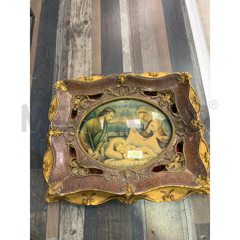 QUADRETTO ICONA CORNICE LEGNO DORATA | Mercatino dell'Usato Montesilvano 1