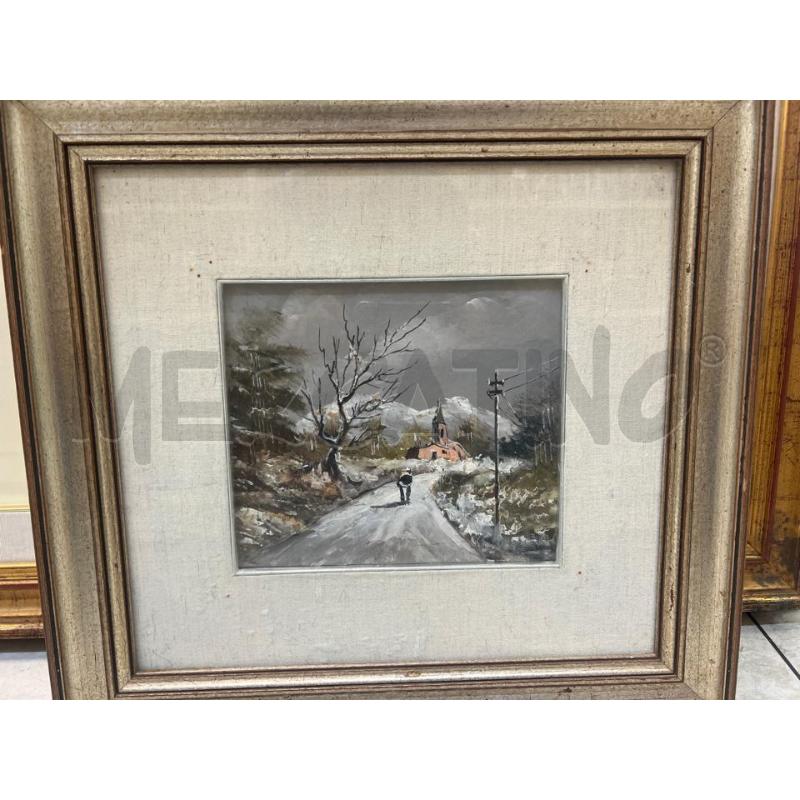 QUADRETTO PAESAGGIO INNEVATO | Mercatino dell'Usato Montesilvano 1