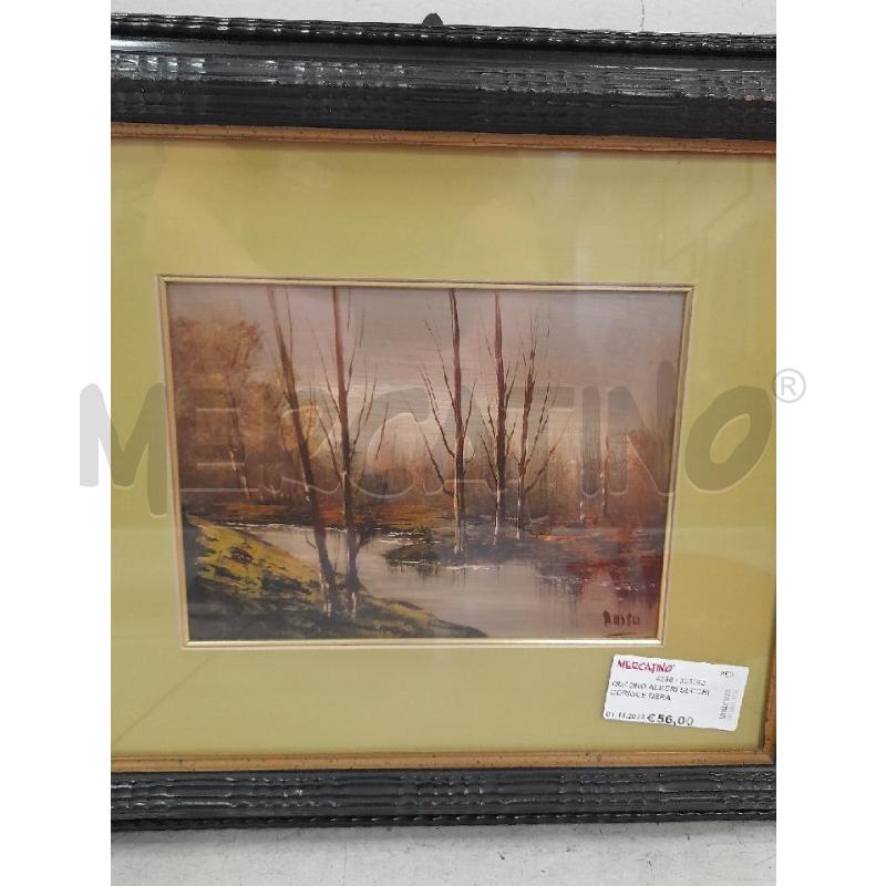 QUADRO ALBERI SECCHI CORNICE NERA | Mercatino dell'Usato Montesilvano 1