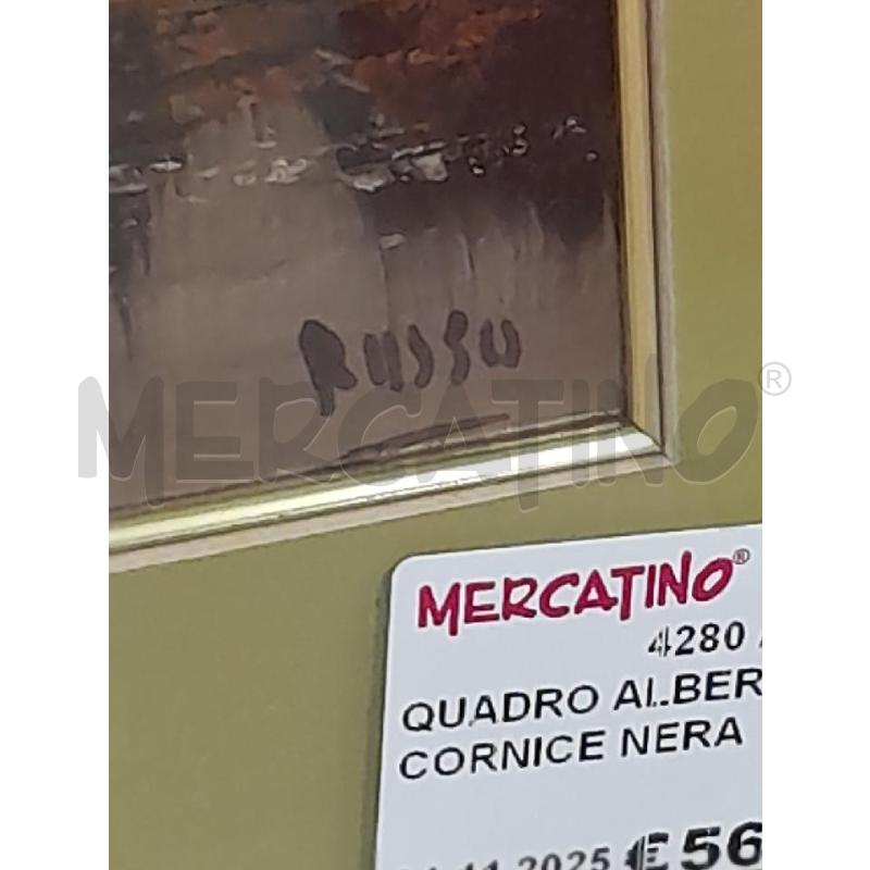 QUADRO ALBERI SECCHI CORNICE NERA | Mercatino dell'Usato Montesilvano 3