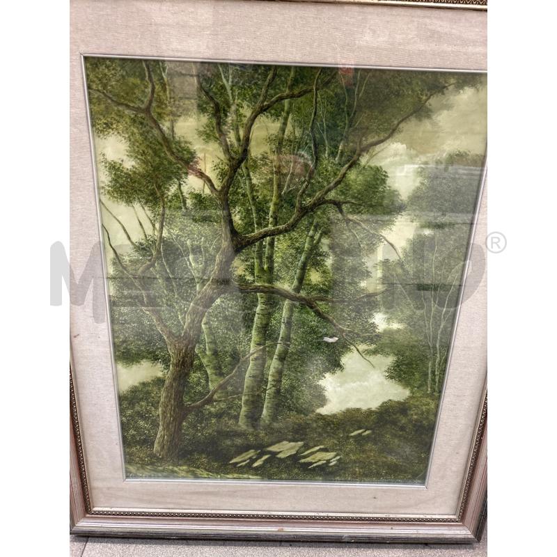 QUADRO ALBERI VERDI SCURI | Mercatino dell'Usato Montesilvano 1