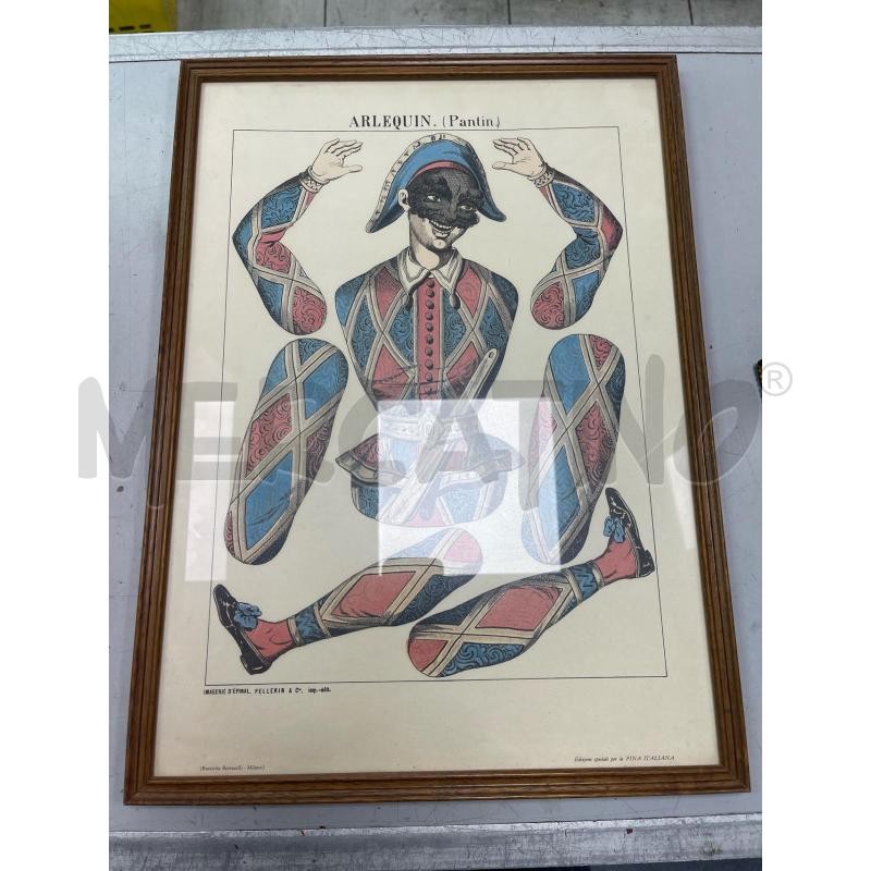QUADRO ARLEQUIN PANTIN | Mercatino dell'Usato Montesilvano 1
