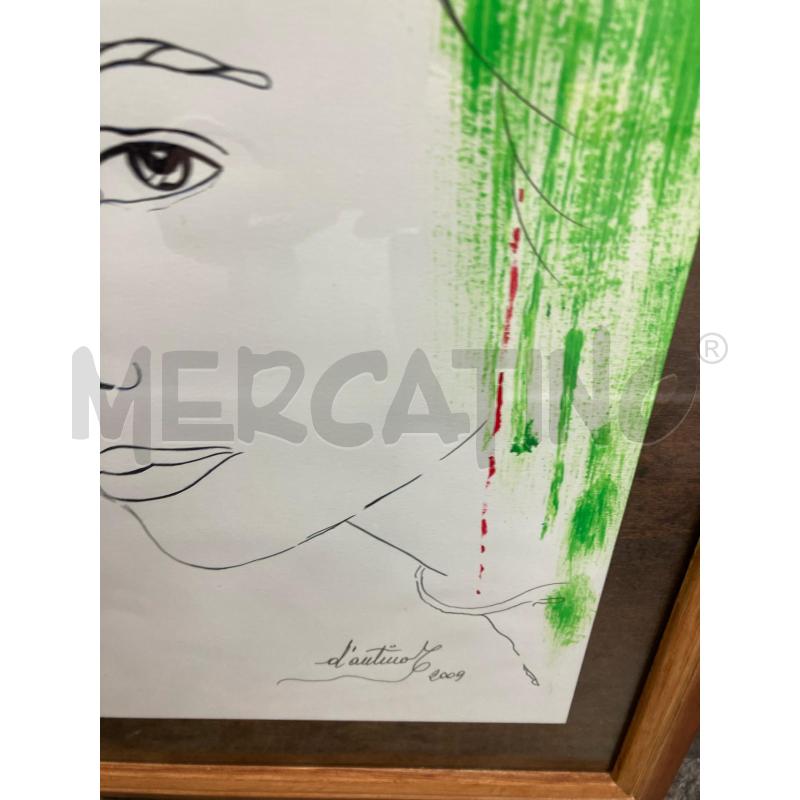 QUADRO A CHINA A FIRMA D'ANTINO 24X34CM | Mercatino dell'Usato Montesilvano 2