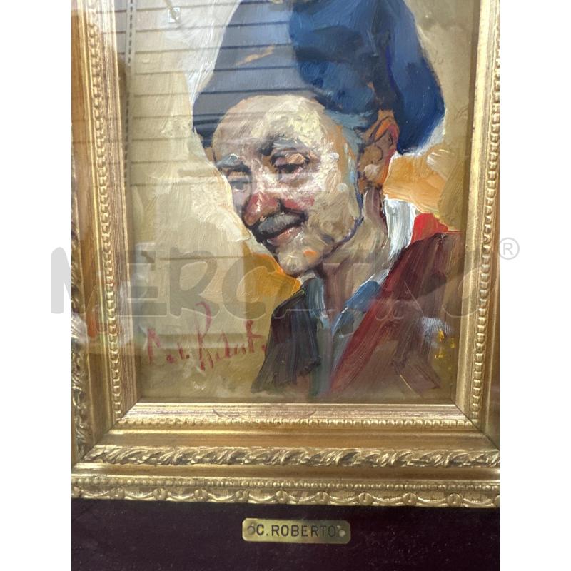 QUADRO A FIRMA C.ROBERTO 20X14CM PIU CORNICE  | Mercatino dell'Usato Montesilvano 2