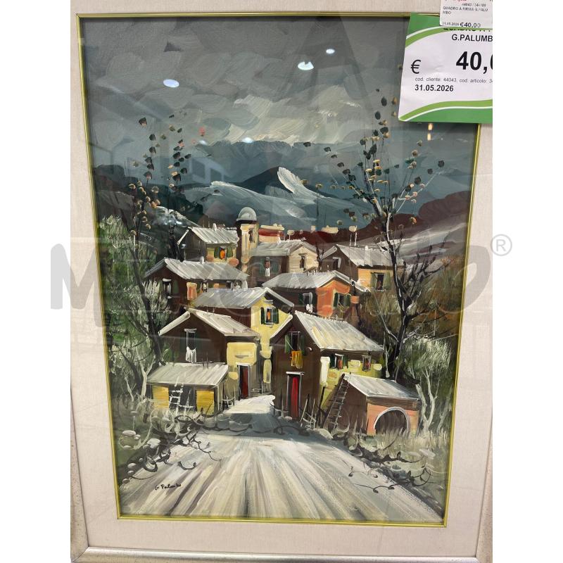 QUADRO A FIRMA G.PALUMBO | Mercatino dell'Usato Montesilvano 2