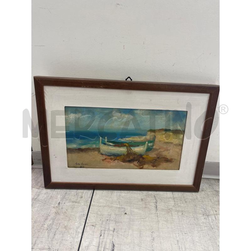 QUADRO A FIRMA GINO CRUARI BARCHE | Mercatino dell'Usato Montesilvano 1