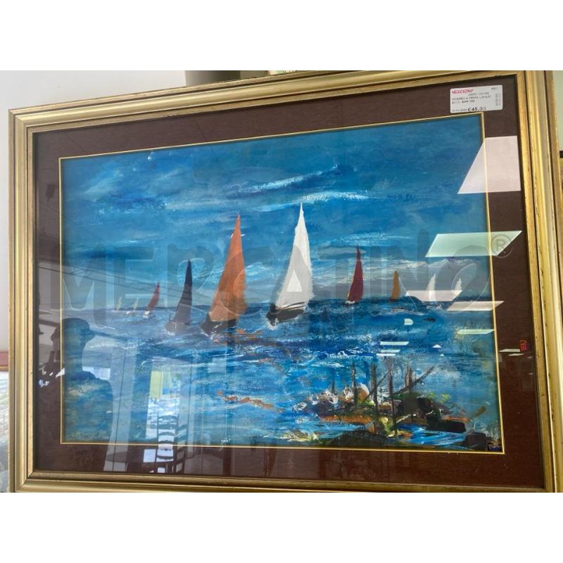 QUADRO A FIRMA L.BALDACCI - BARCHE | Mercatino dell'Usato Montesilvano 1