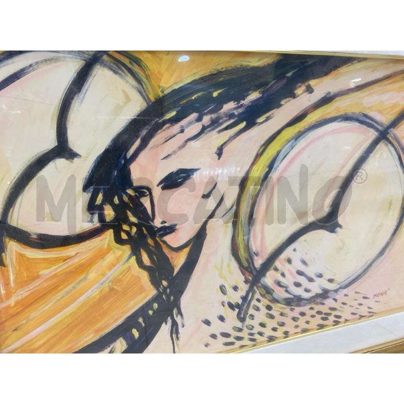 QUADRO A FIRMA MONIER (BERARDINO FERRARA) 37X58 PIU' CORNICE | Mercatino dell'Usato Montesilvano 3