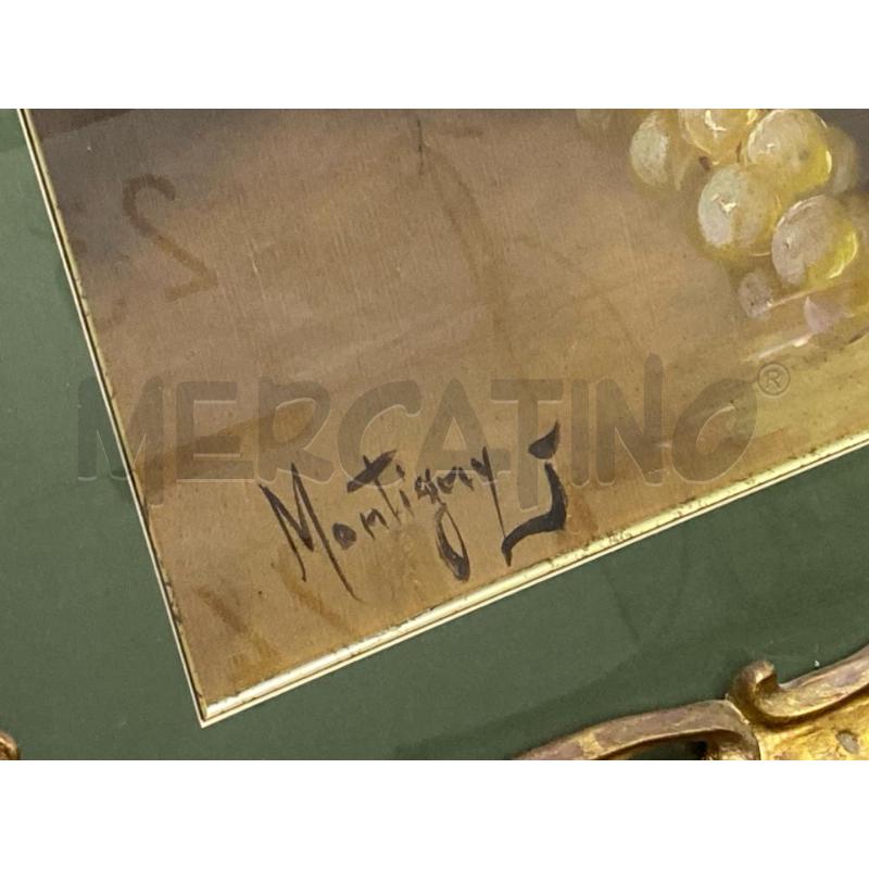 QUADRO A FIRMA MONTIGNY 52X42 PIU' CORNICE | Mercatino dell'Usato Montesilvano 2