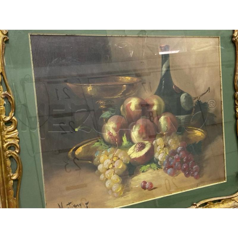 QUADRO A FIRMA MONTIGNY 52X42 PIU' CORNICE | Mercatino dell'Usato Montesilvano 3
