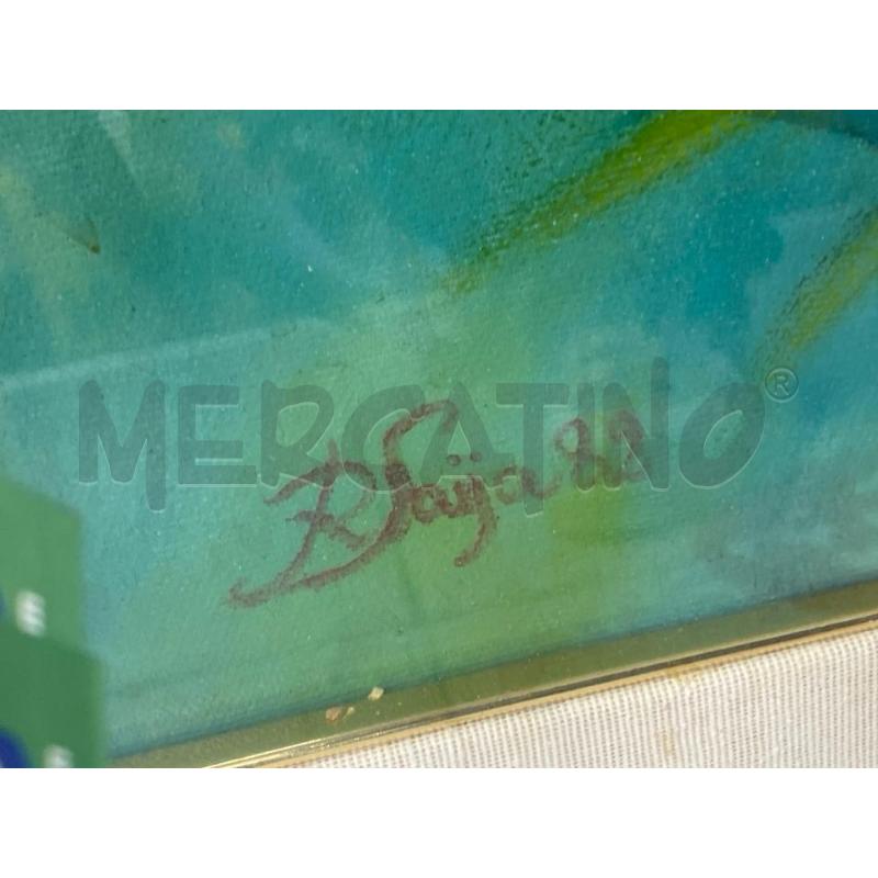 QUADRO A FIRMA SAIJA 50X70CM PIU' CORNICE | Mercatino dell'Usato Montesilvano 2