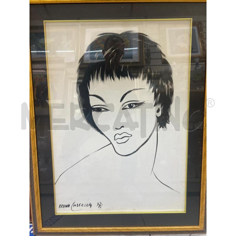 QUADRO A FIRMA  BRUNO CASCELLA 1977 | Mercatino dell'Usato Montesilvano 1