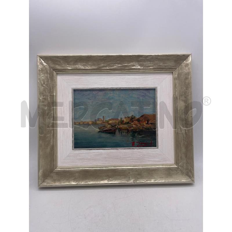 QUADRO BARCHE CORNICE ARGENTATA | Mercatino dell'Usato Montesilvano 1