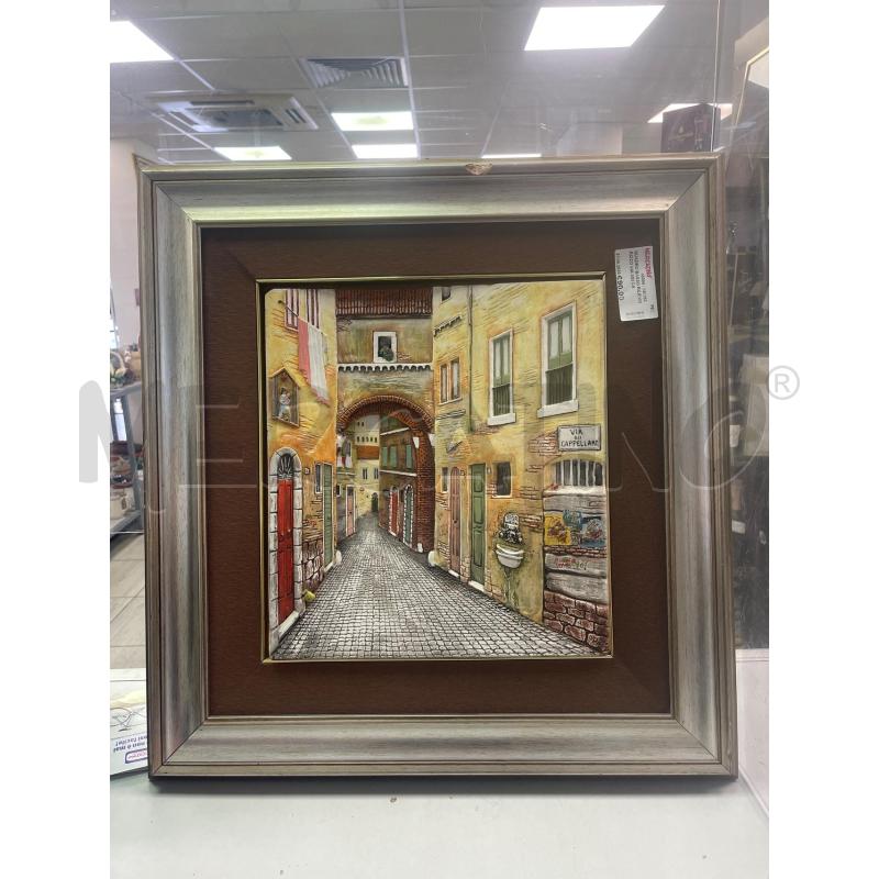 QUADRO BASSO RILIEVO RIZZO VIA DEI CAPPELLARI  | Mercatino dell'Usato Montesilvano 1