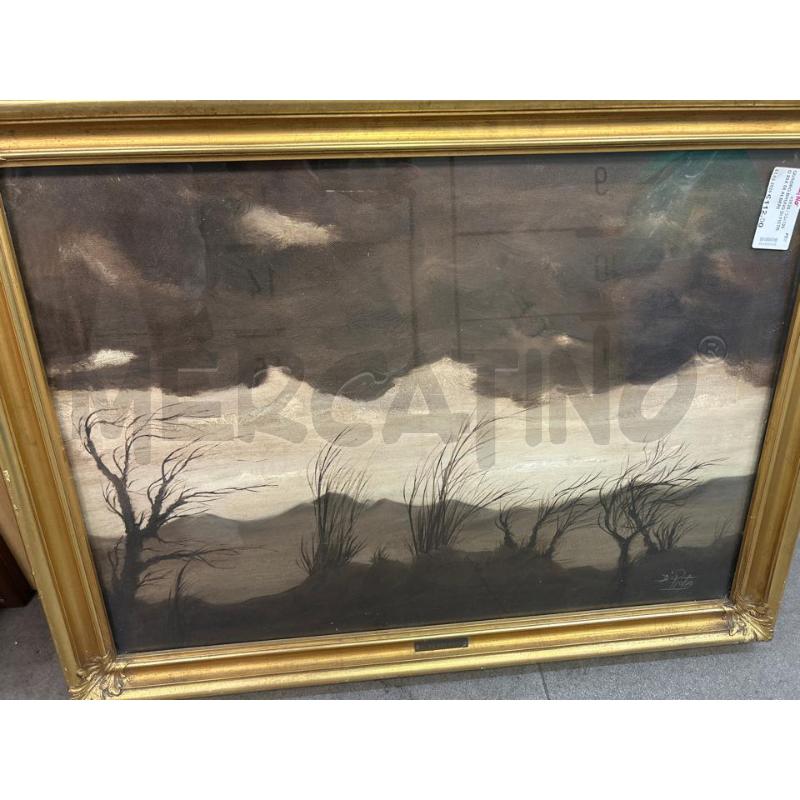 QUADRO BRUNO DI PIETRO 80X 58 ALBERI | Mercatino dell'Usato Montesilvano 1