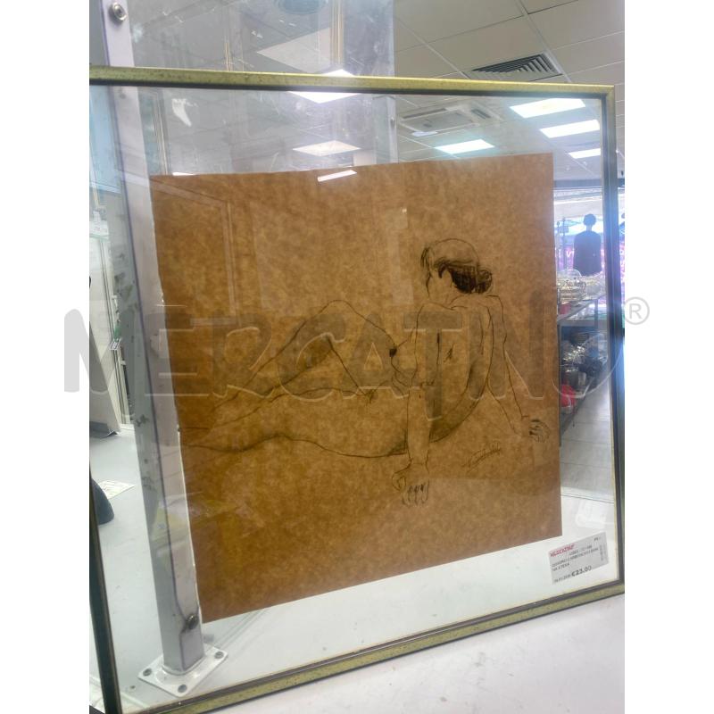 QUADRO CARBONCINO DONNA STESA | Mercatino dell'Usato Montesilvano 1