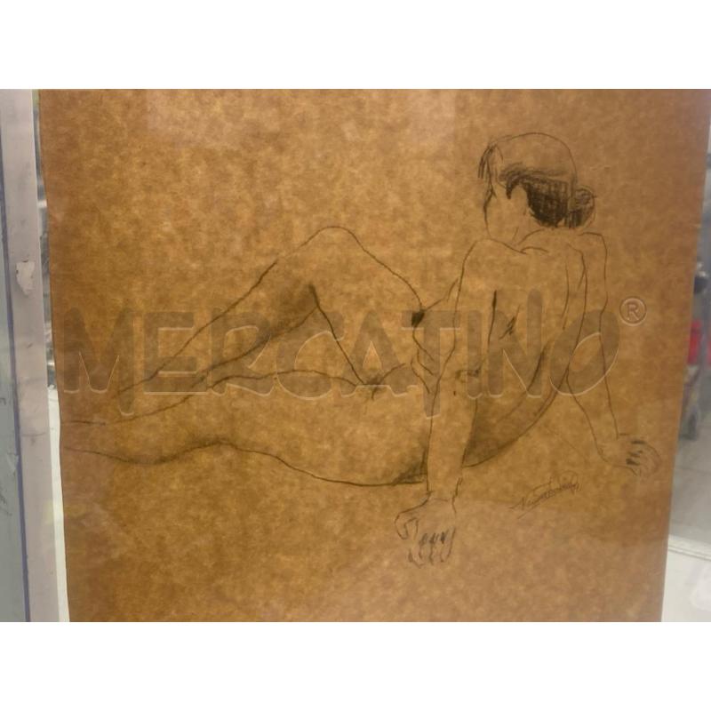 QUADRO CARBONCINO DONNA STESA | Mercatino dell'Usato Montesilvano 2