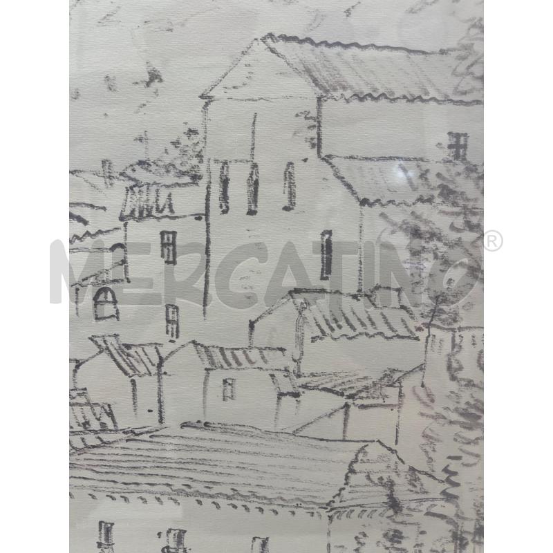 QUADRO CARBONCINO PANCONE CORENICE BIANCA | Mercatino dell'Usato Montesilvano 3