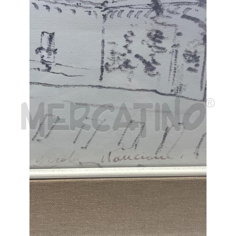 QUADRO CARBONCINO PANCONE CORENICE BIANCA | Mercatino dell'Usato Montesilvano 4