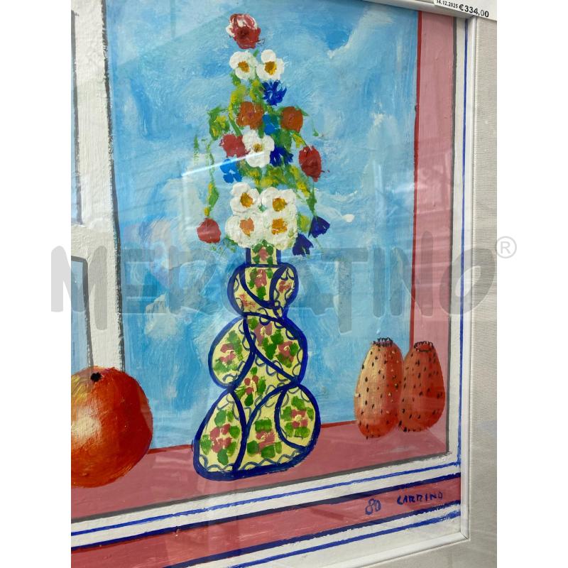 QUADRO CARRINO 80 VASO FIORI 63X 58 | Mercatino dell'Usato Montesilvano 2
