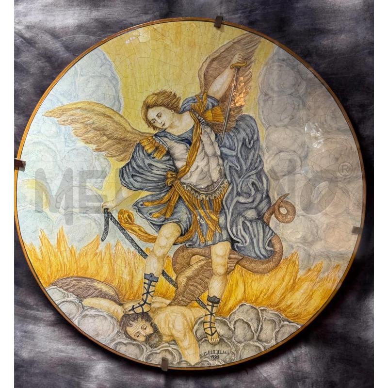 QUADRO CERAMICA TONDO G.PIATTELLI '93 54CM | Mercatino dell'Usato Montesilvano 1