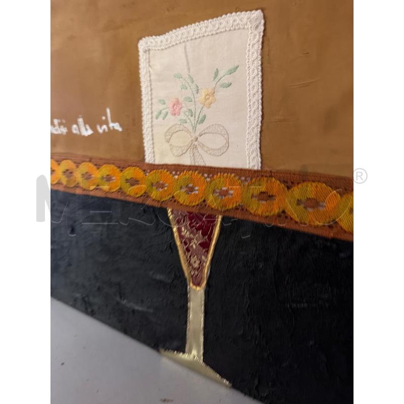 QUADRO COLLAGE  UN BRINDISI ALLA VITA | Mercatino dell'Usato Montesilvano 2