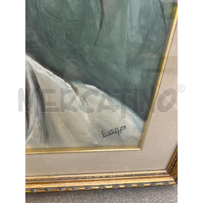 QUADRO DONNA BAMBINO CORNICE DORATA | Mercatino dell'Usato Montesilvano 2
