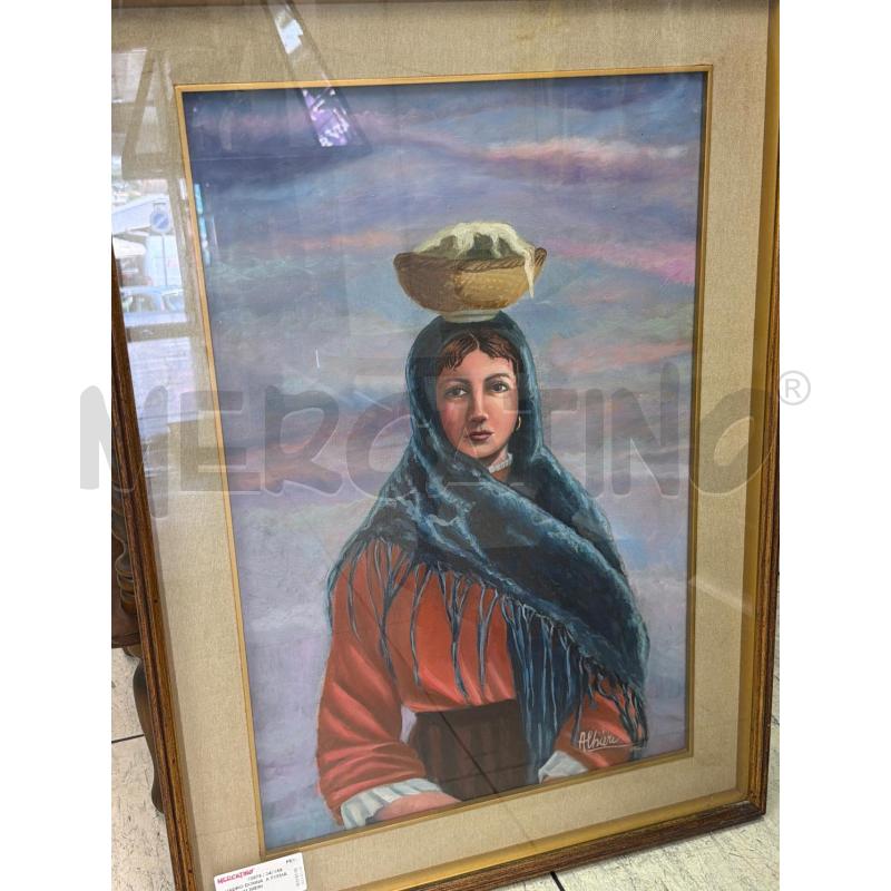 QUADRO DONNA  A FIRMA CLARA ALBIERI | Mercatino dell'Usato Montesilvano 1