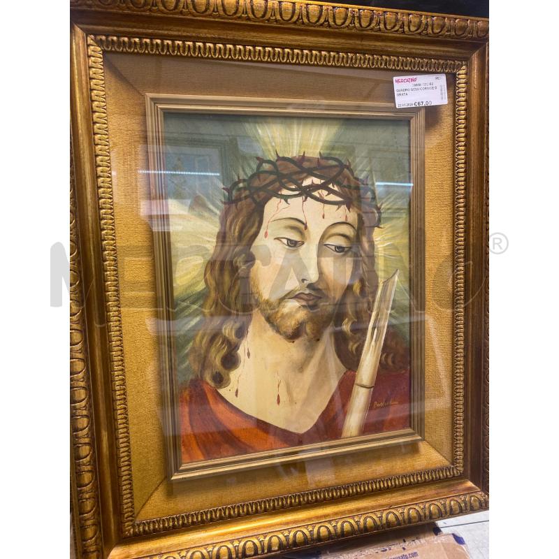 QUADRO GESU CORNICE DORATA | Mercatino dell'Usato Montesilvano 1