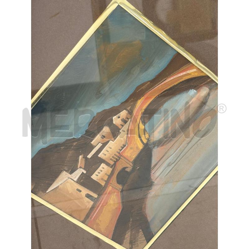 QUADRO IL VECCHIO PONTE MANZALI | Mercatino dell'Usato Montesilvano 2