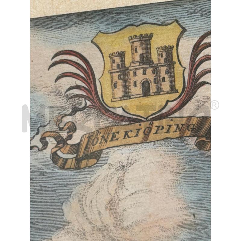 QUADRO INCISIONE A BULINO ACQUARELLATA CORNICE63X53 | Mercatino dell'Usato Montesilvano 2