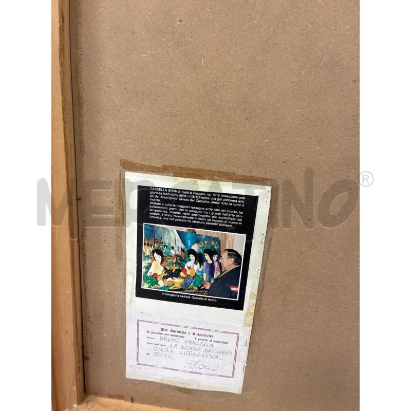 QUADRO LA DONNA DEI CAMPI BRUNO CASCELLA | Mercatino dell'Usato Montesilvano 4