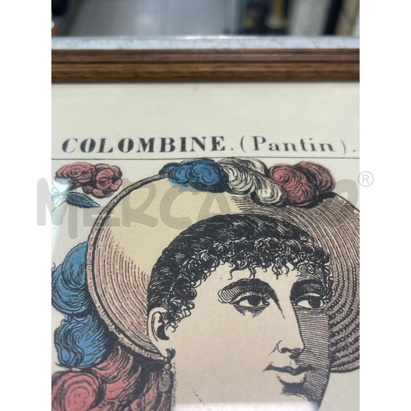QUADRO MASCHERA COLOMBINE PANTIN | Mercatino dell'Usato Montesilvano 3