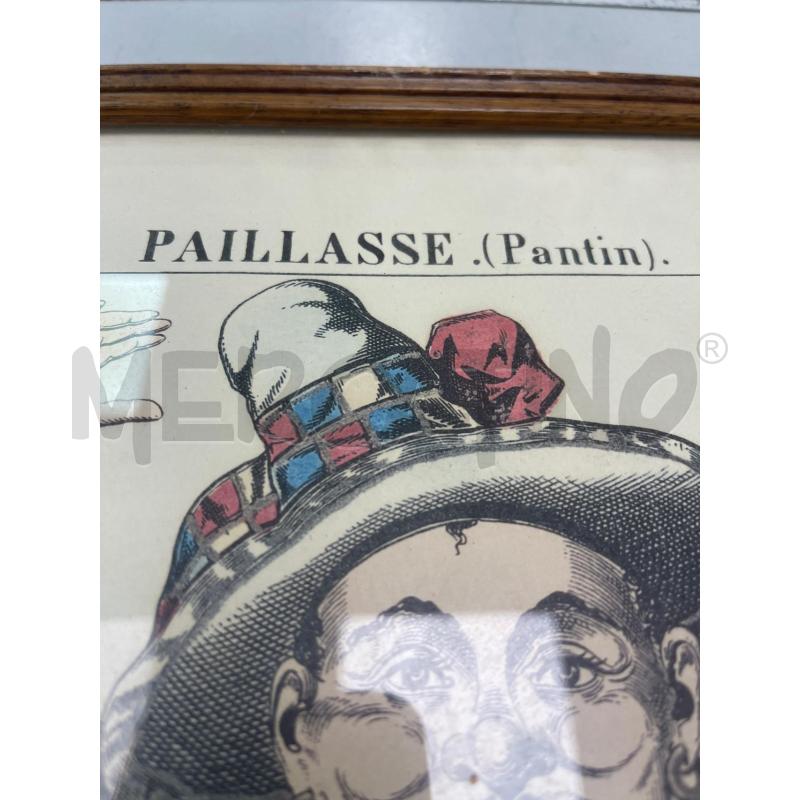 QUADRO MASCHERA PAILLLASSE PANTIN | Mercatino dell'Usato Montesilvano 3