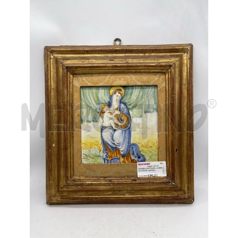 QUADRO MATTONELLA ARBACE ROSA CASTELLI | Mercatino dell'Usato Montesilvano 1