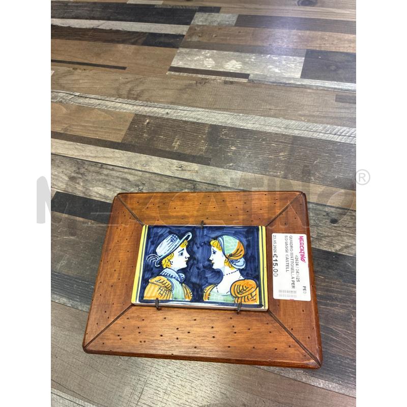 QUADRO MATTONELLA PERSONAGGI  CASTELLI  | Mercatino dell'Usato Montesilvano 1