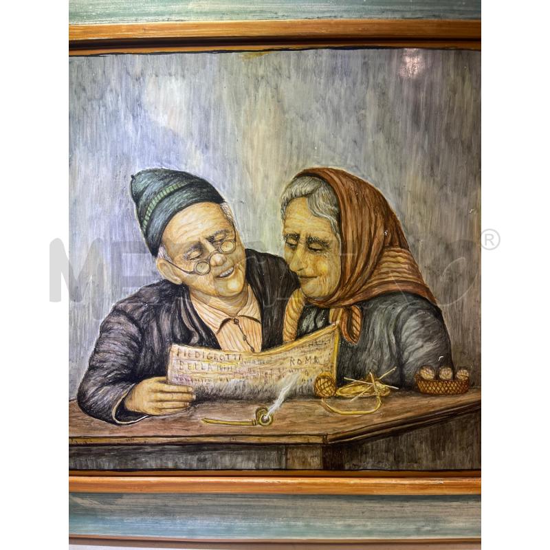 QUADRO MATTONELLA PIATTELLI 40 X30 | Mercatino dell'Usato Montesilvano 2