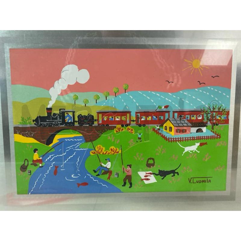 QUADRO NAIF TRENO V LUDMILLA | Mercatino dell'Usato Montesilvano 1