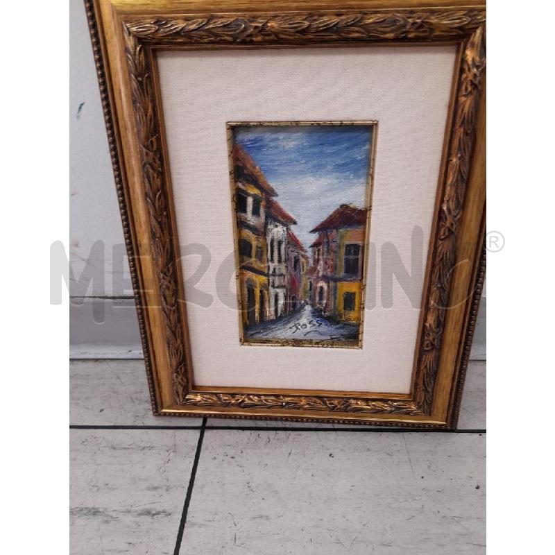 QUADRO OLIO CASE ROSSI | Mercatino dell'Usato Montesilvano 1