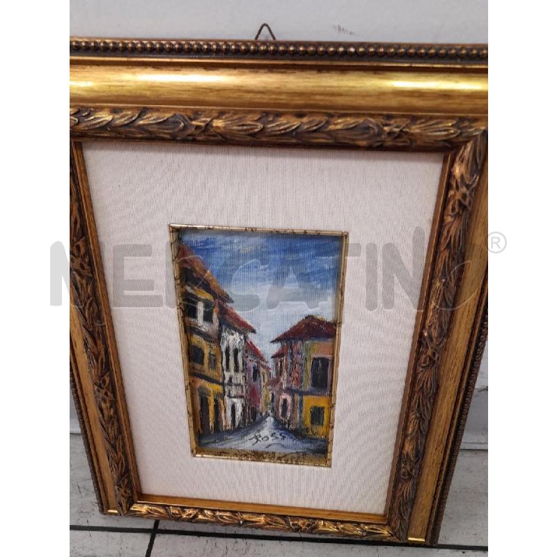 QUADRO OLIO CASE ROSSI | Mercatino dell'Usato Montesilvano 2
