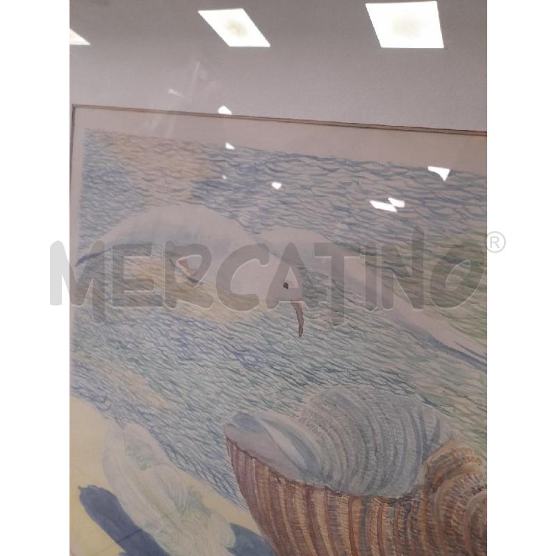 QUADRO PASTELLO ENEA CETRULLO  GABBIANMO | Mercatino dell'Usato Montesilvano 3