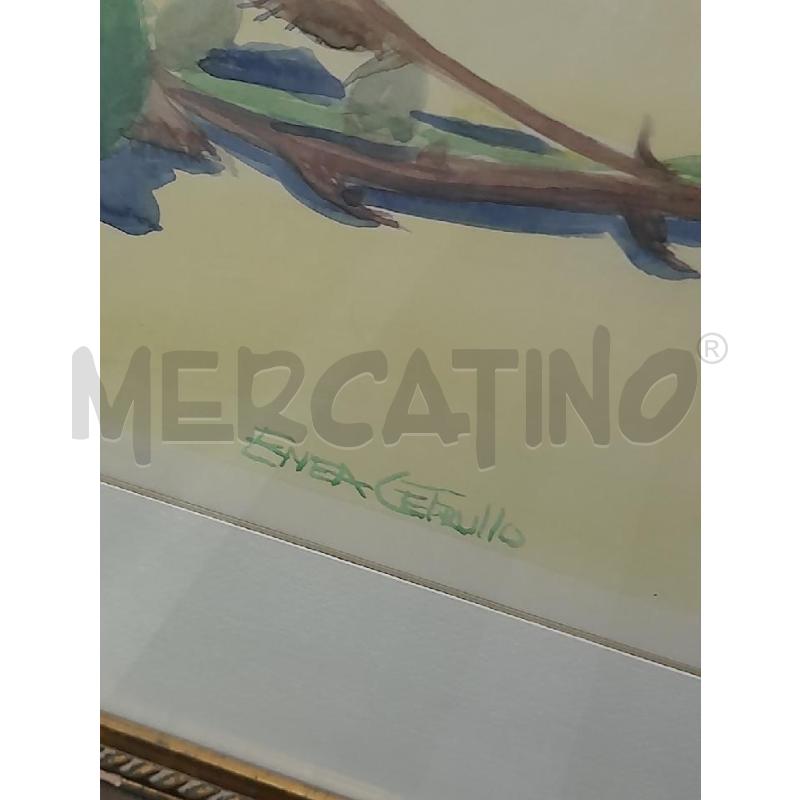 QUADRO PASTELLO ENEA CETRULLO  GABBIANMO | Mercatino dell'Usato Montesilvano 4