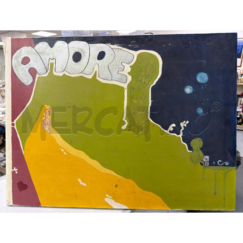 QUADRO POP AMORE TELA | Mercatino dell'Usato Montesilvano 1