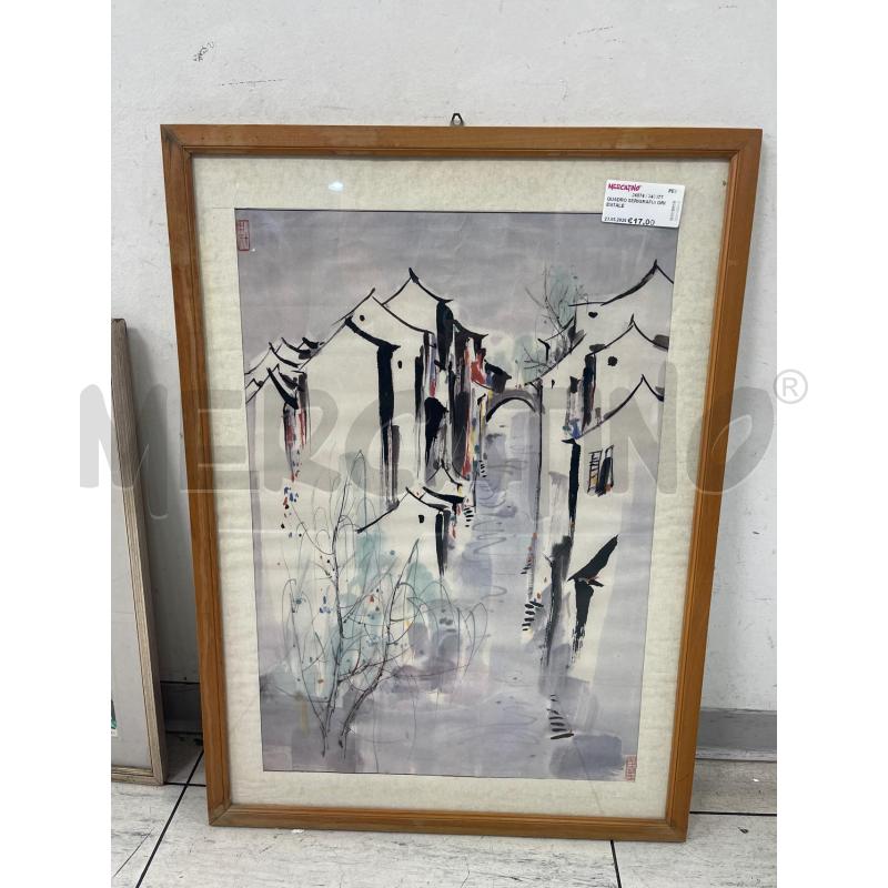 QUADRO SERIGRAFIA ORIENTALE | Mercatino dell'Usato Montesilvano 1